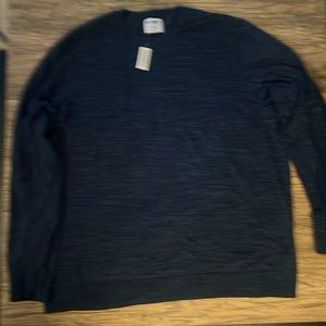 New Old Navy Crew-Neck Sweater for Men Navy Blue